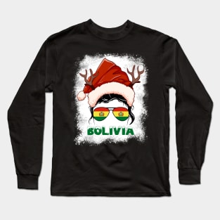 Bolivia girl, Bolivian Christmas gift , Regalo Navidad Bolivia Long Sleeve T-Shirt